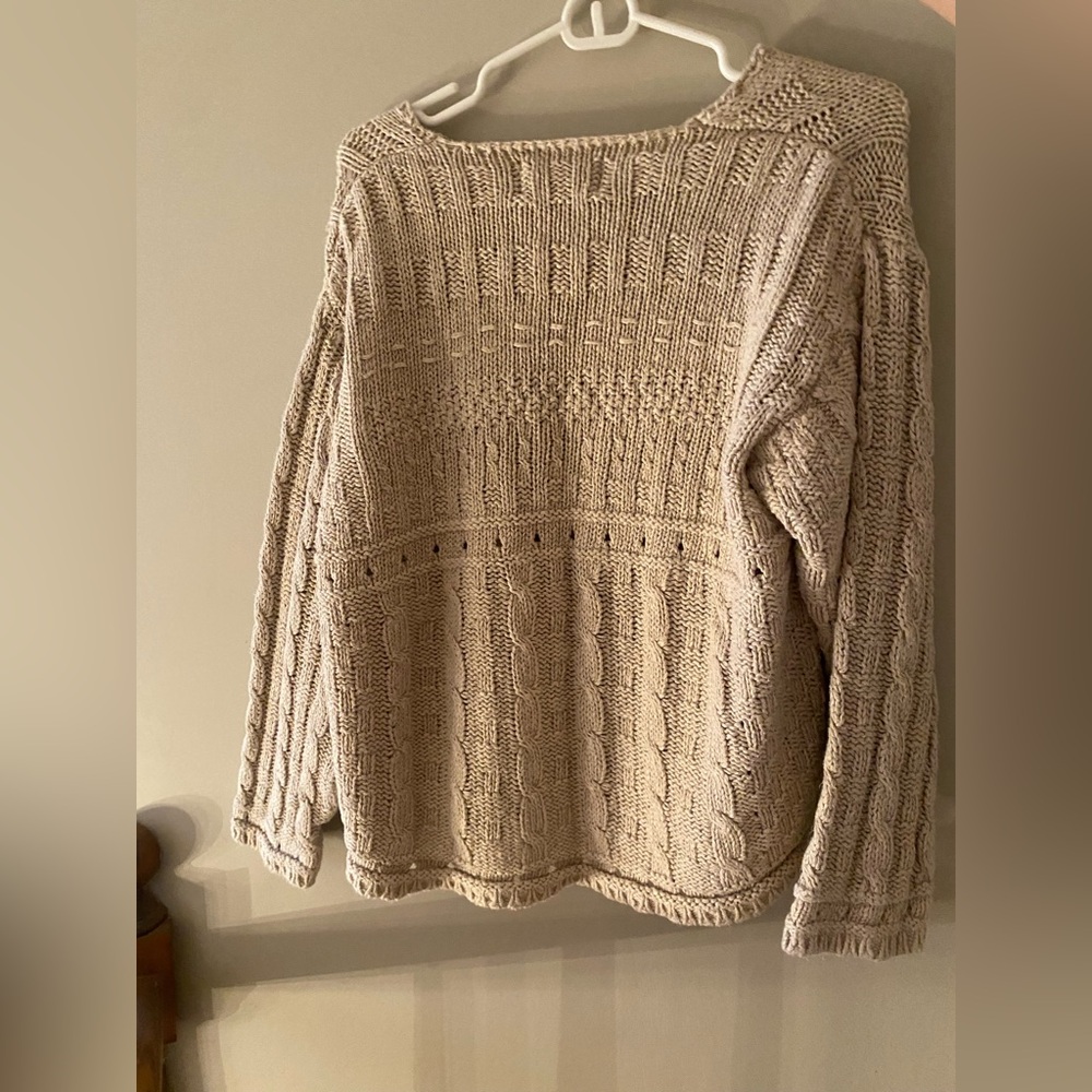 Aran Crafts Cream Women's Sweater - Picture 5 of 5
